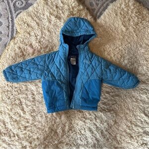 Patagonia Toddler Blue Puffer Jacket